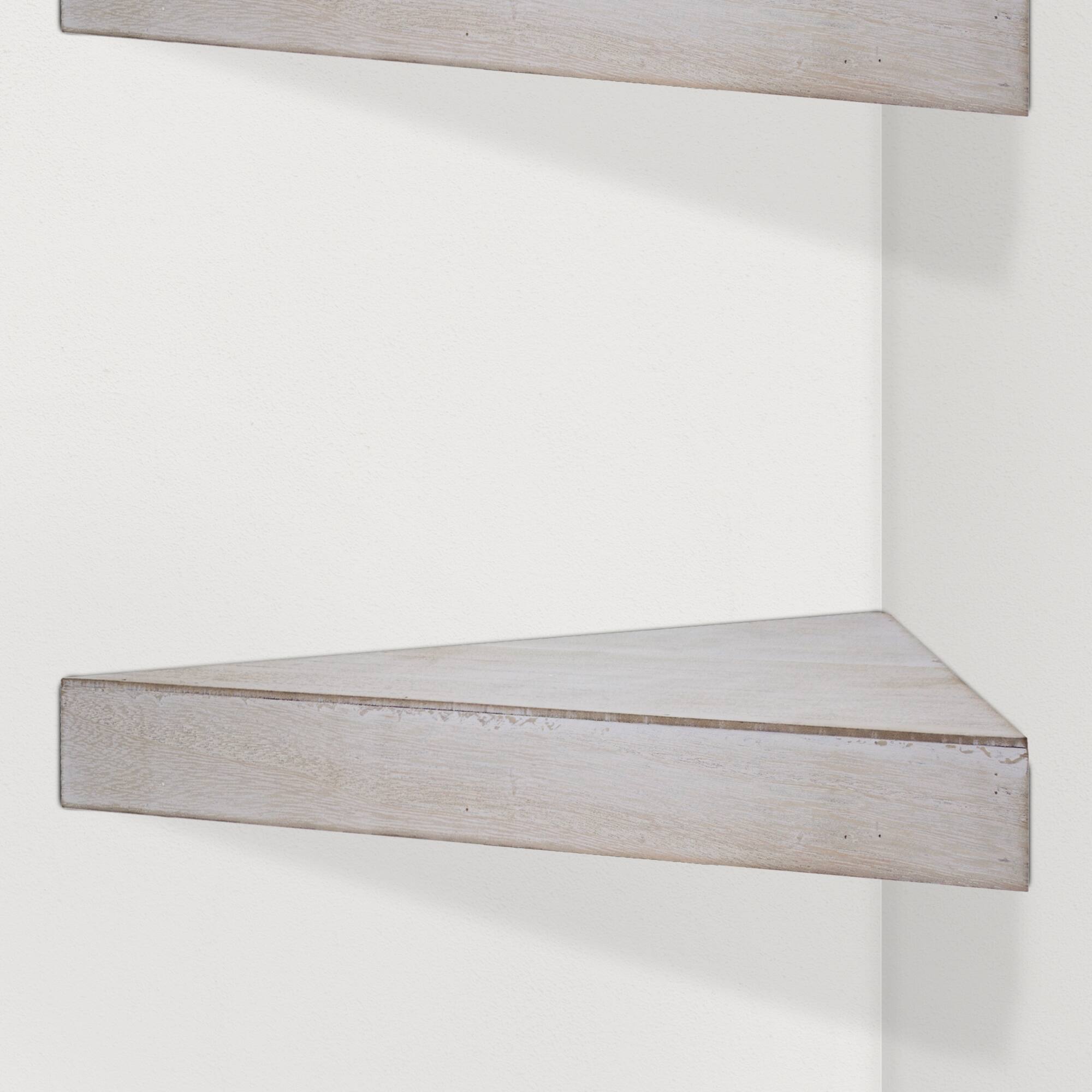 Floating Corner Shelves Set
